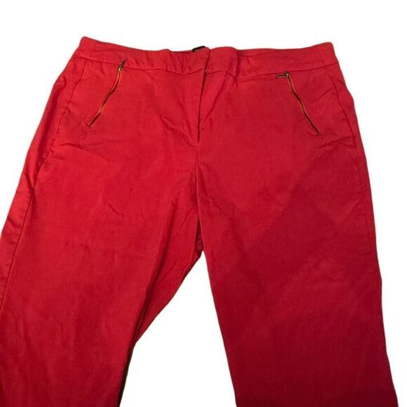 Lane Bryant Red Ankle Pants Sz 20 - Picture 2 of 4